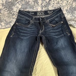 Buckle Black women’s bootcut jeans size 28x34